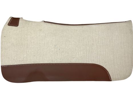 32" x 31" Contoured Mohair Pure Wool Pad - Lazy L Ranch Co.