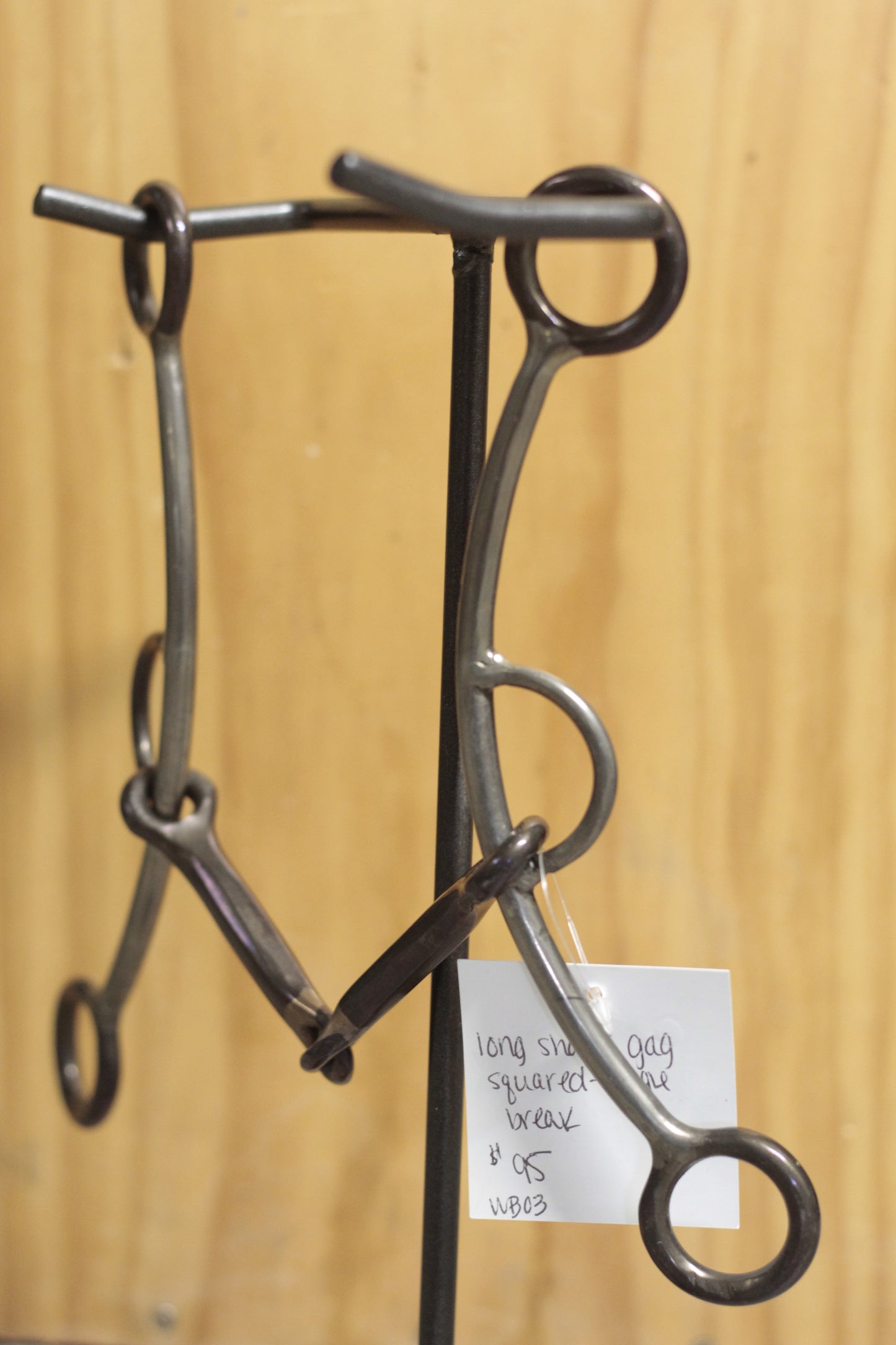 Wilbur Bits-Long Shank gag squared single break - Lazy L Ranch Co.