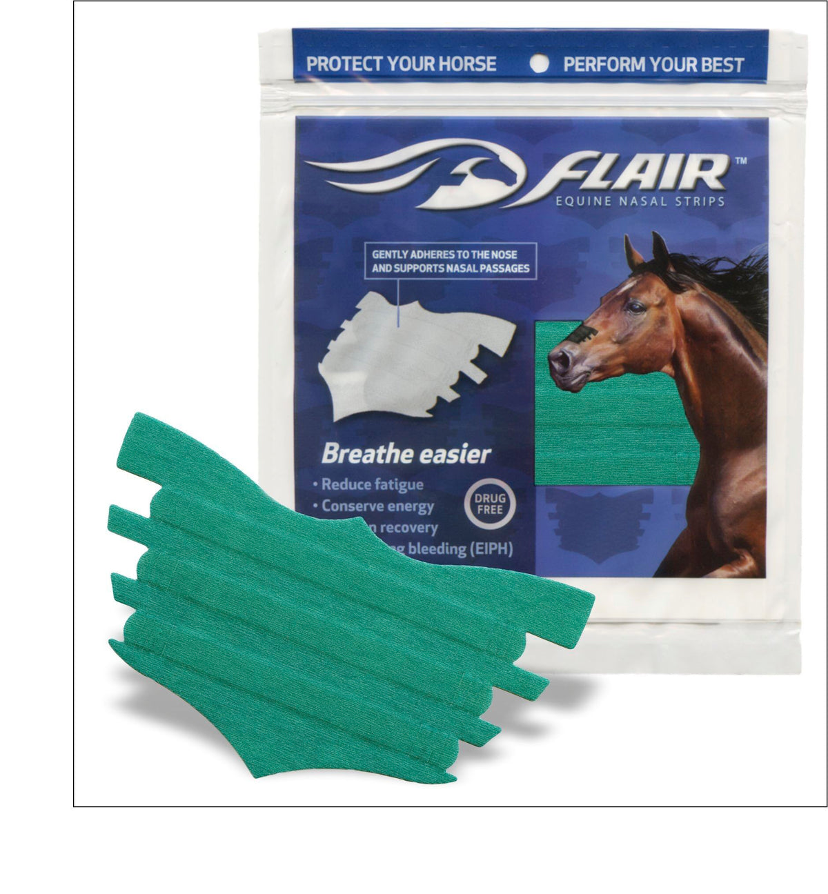 Flair Equine Nasal Strips - Lazy L Ranch Co.