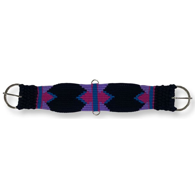 Showman- Multi Strand Wool Blend String Girth with Aztec Design - Lazy L Ranch Co.