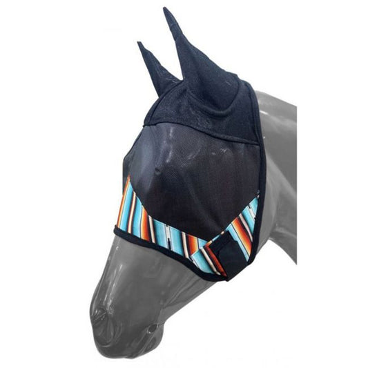 The Showman® Serape Southwest Print Fly Mask with Ears