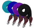 Showman 8' Flat Polyester Roping/Barrel Reins