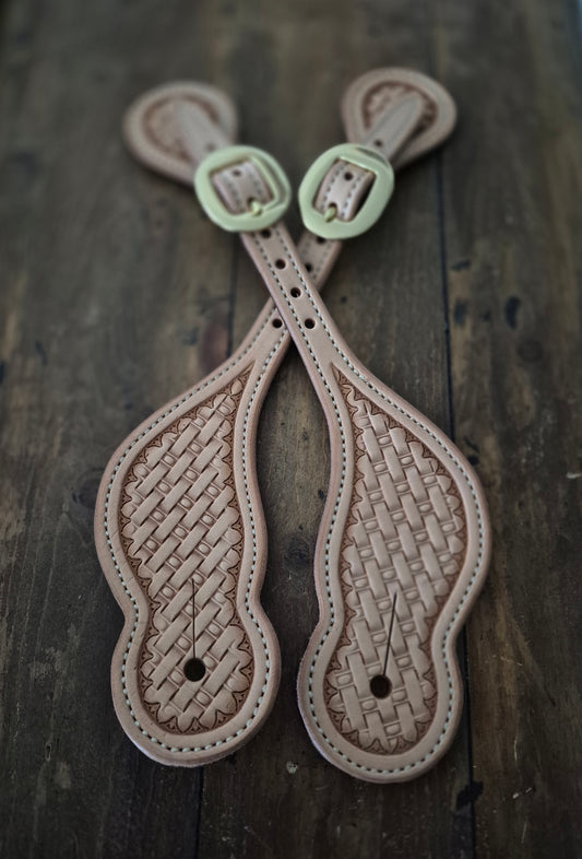 Stamped Spur Straps