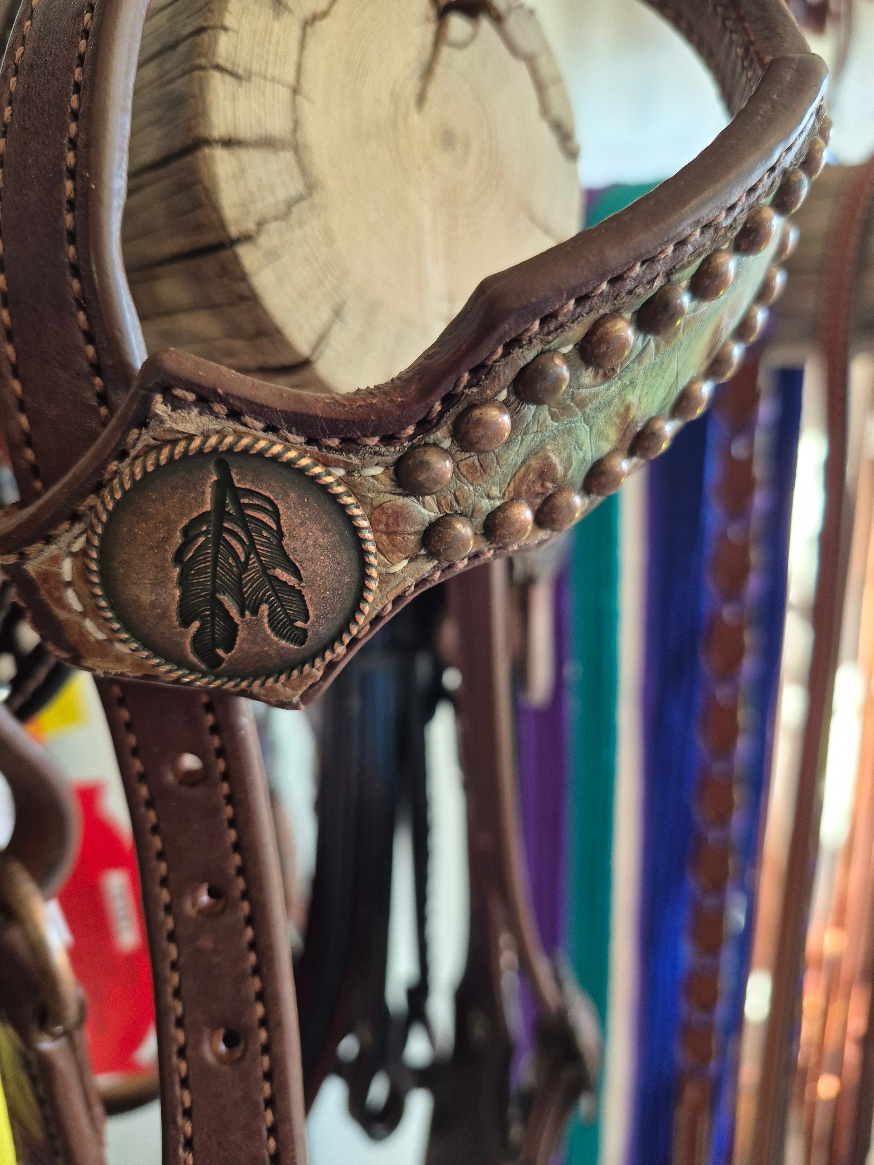 One Ear Headstall and Matching Breastcollar