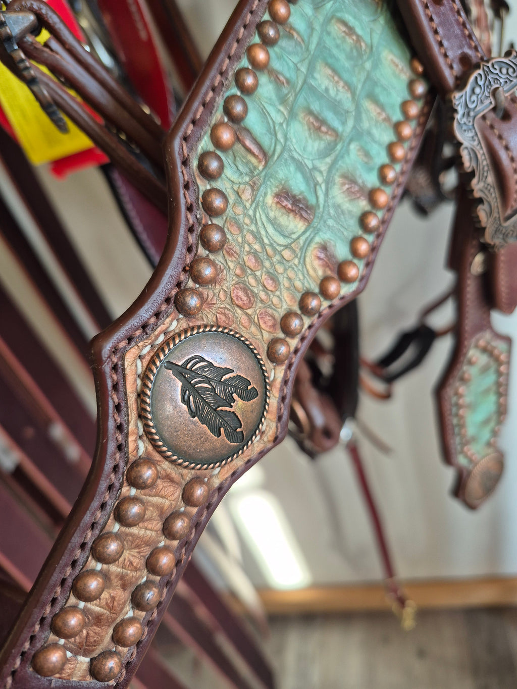 One Ear Headstall and Matching Breastcollar