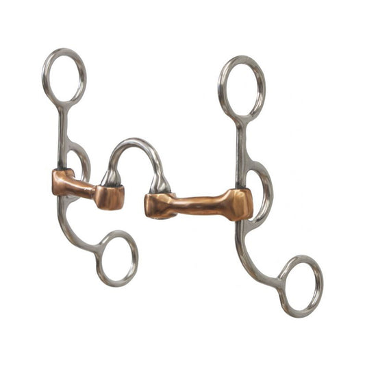Showman stainless steel med port correction - Lazy L Ranch Co.
