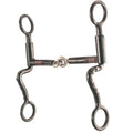 Robart Pinchless 7 Shank with Copper Inlay Snaffle Bit 5"