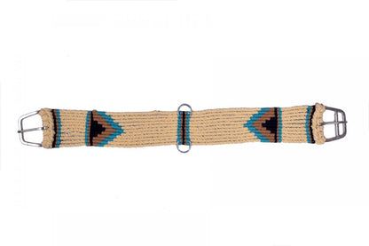 Showman- Multi Strand Wool Blend String Girth with Aztec Design