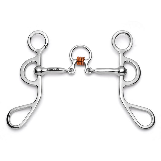 Showman Argentine Shank with 3 piece jointed copper roller - Lazy L Ranch Co.