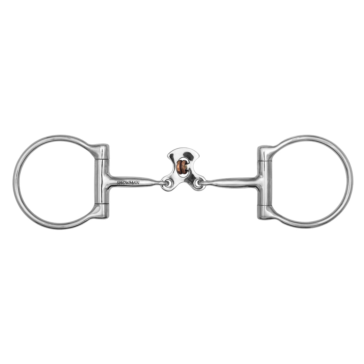 Showman D-Ring Double Copper Roller Bit - Lazy L Ranch Co.