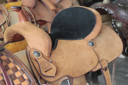SRS Barrel Saddle- 15" Seat - Lazy L Ranch Co.