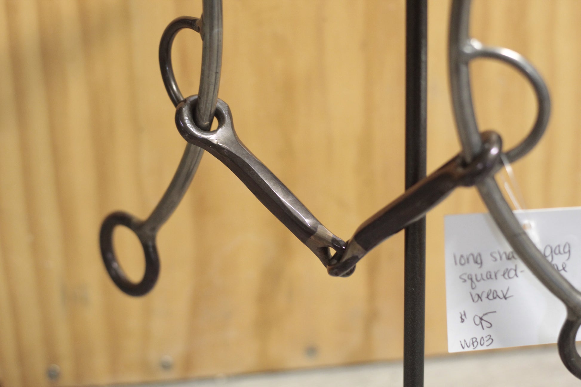 Wilbur Bits-Long Shank gag squared single break - Lazy L Ranch Co.