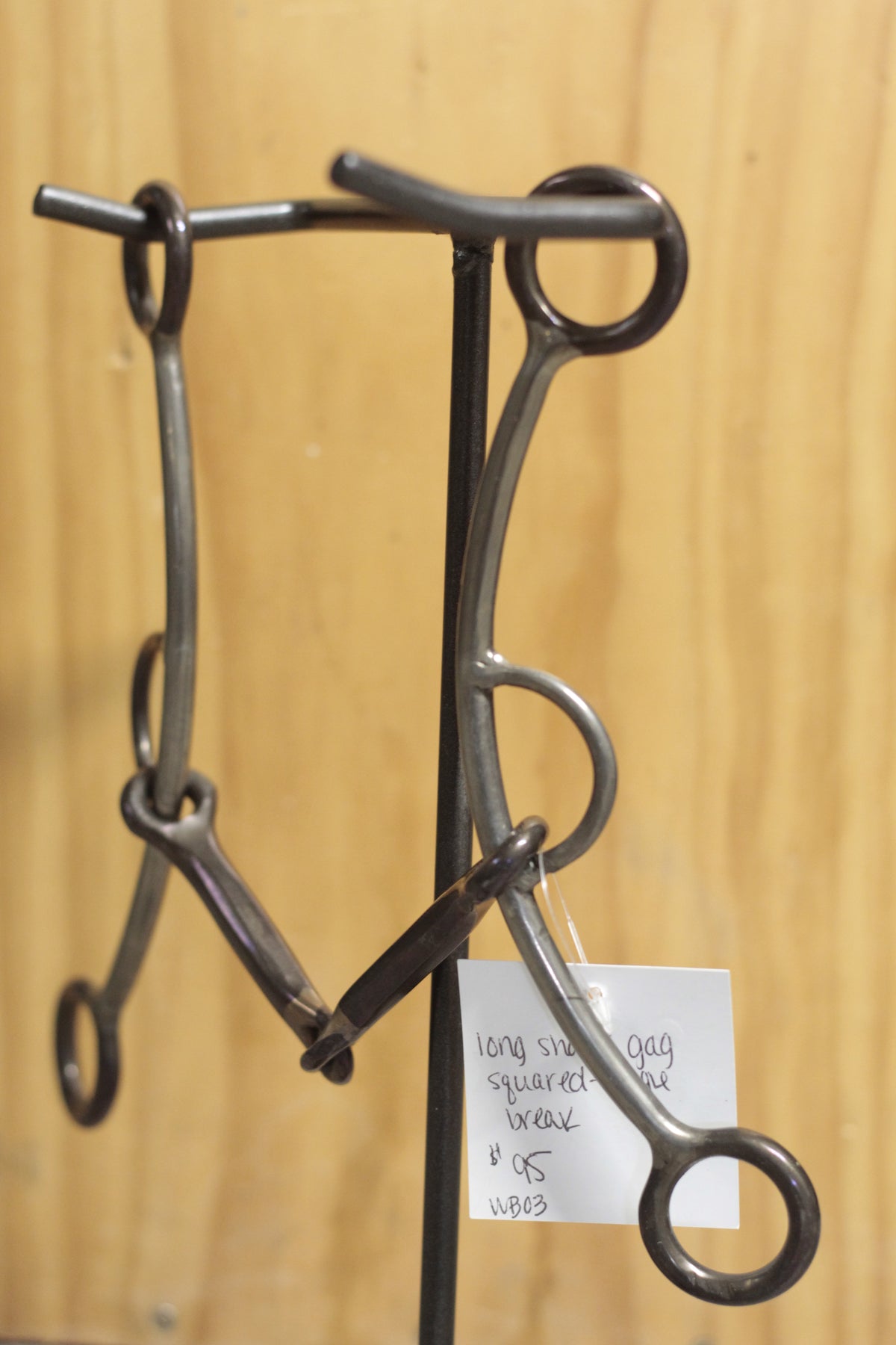 Wilbur Bits-Long Shank gag squared single break - Lazy L Ranch Co.