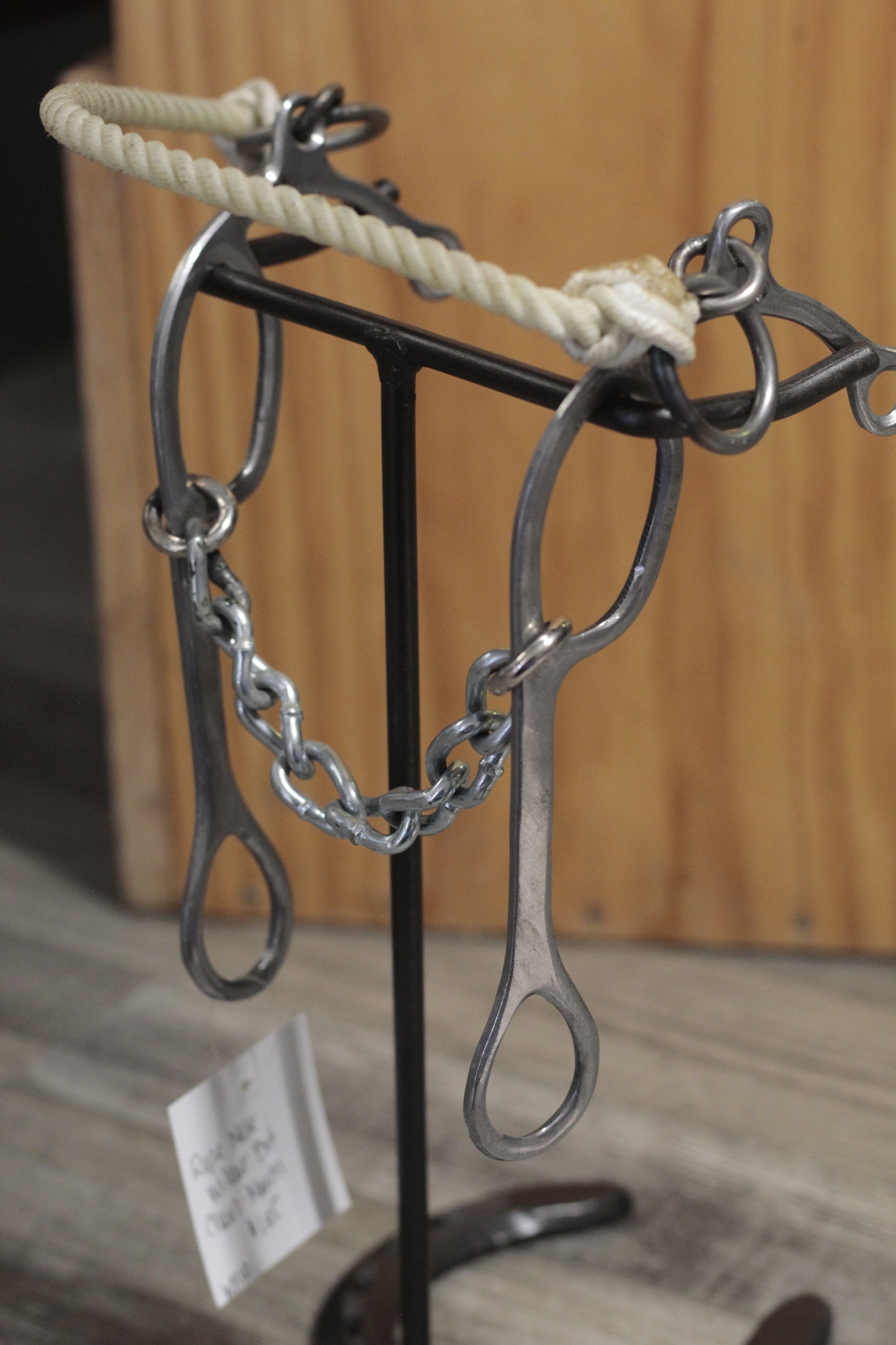 Wilbur Bits- Rope Nose Wilbur Bit Chain Mouth - Lazy L Ranch Co.