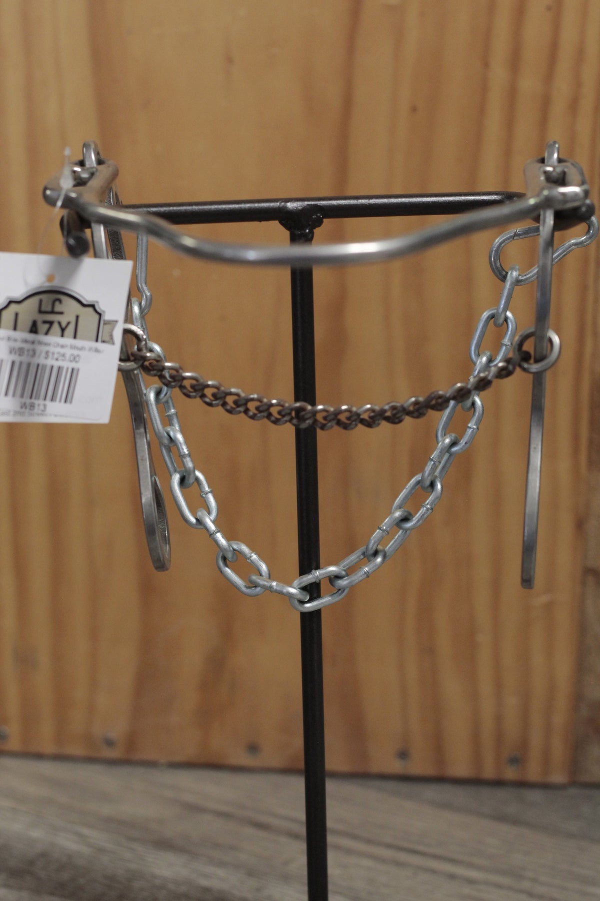 Wilbur Bits- Metal Nose Chain Mouth Wilbur - Lazy L Ranch Co.