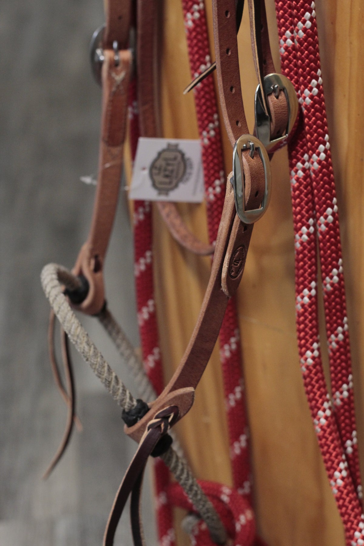 Handmade- Lariat Nose Loping Hackamore - Lazy L Ranch Co.