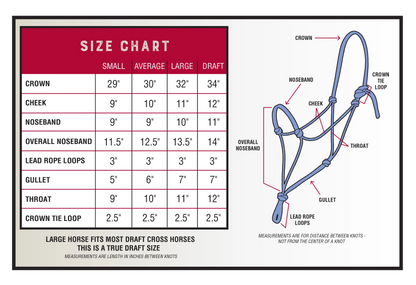 Silvertip- 4- Knot Transition Rope Halter