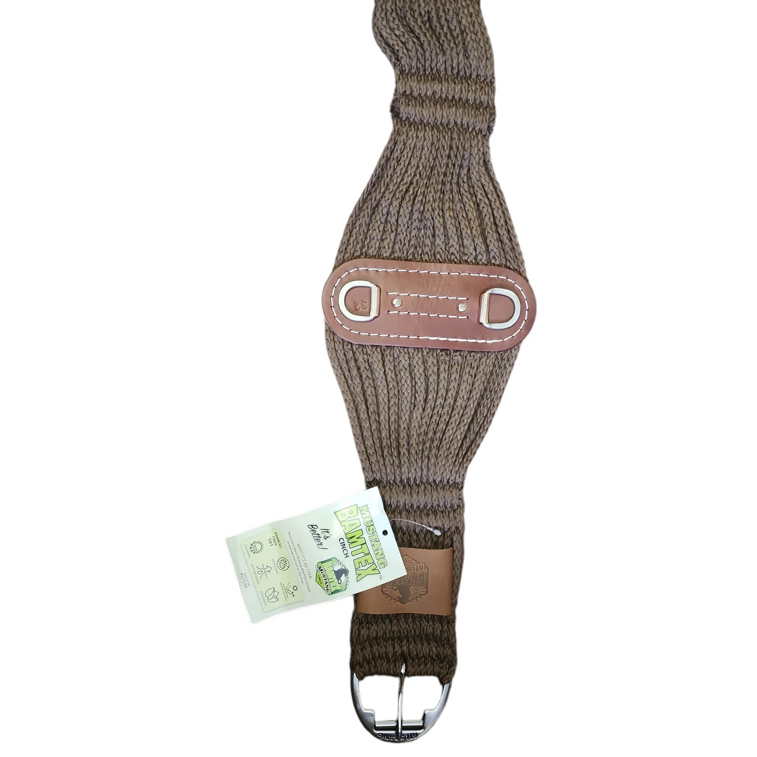 Mustang Bamtex Bamboo roper cinch brown