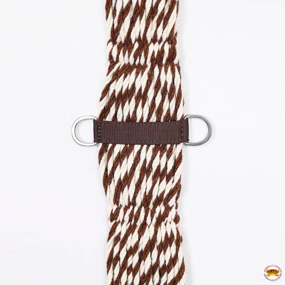 HILASON Horse Girth Western Wool 27 Strand Breathable Saddle Cinch Stainless Steel | Cinch | Girth Strap for Horses | Back Cinch for Western Saddle | Western Cinch | Saddle Cinch Strap | Back Cinch