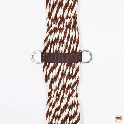 HILASON Horse Girth Western Wool 27 Strand Breathable Saddle Cinch Stainless Steel | Cinch | Girth Strap for Horses | Back Cinch for Western Saddle | Western Cinch | Saddle Cinch Strap | Back Cinch - Lazy L Ranch Co.