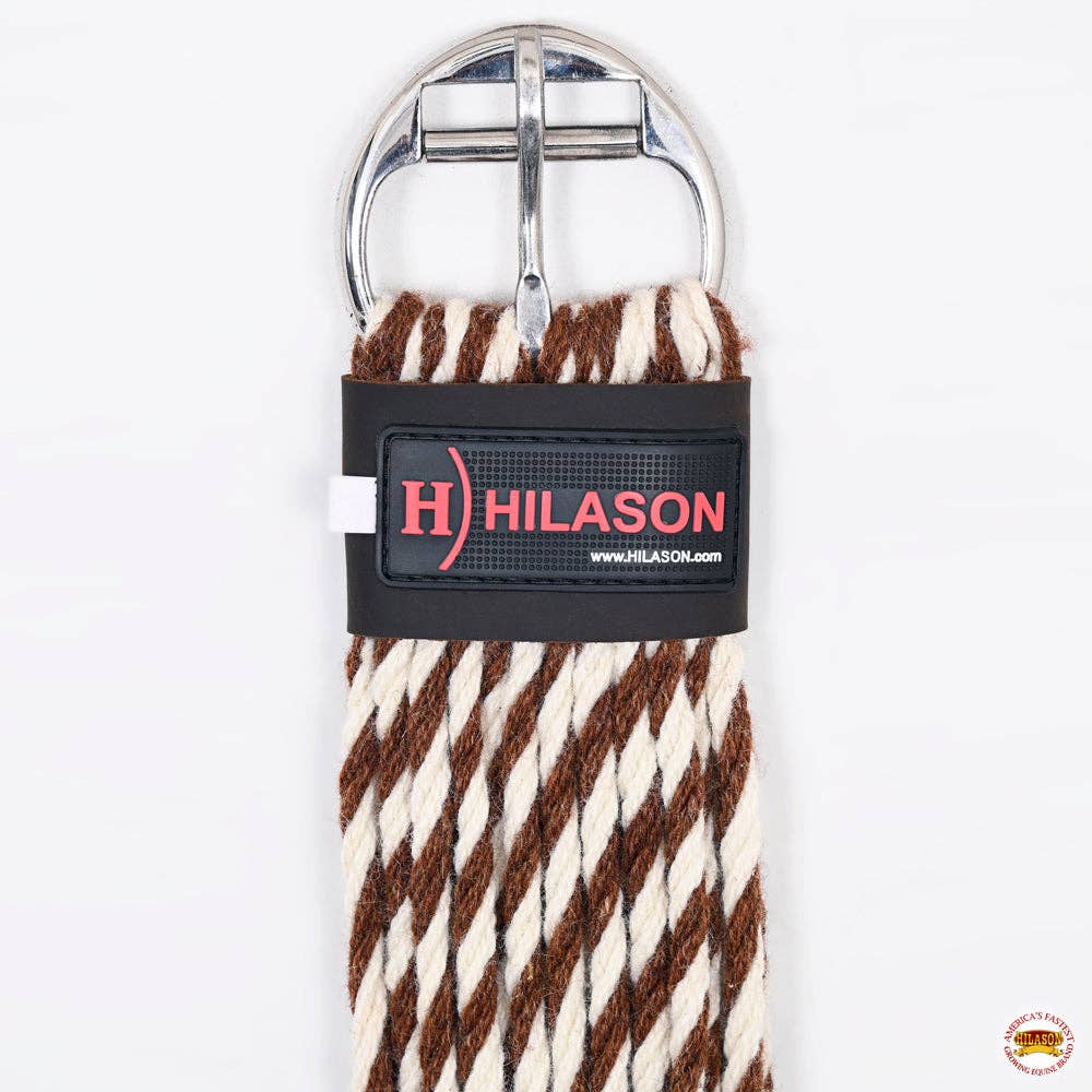 HILASON Horse Girth Western Wool 27 Strand Breathable Saddle Cinch Stainless Steel | Cinch | Girth Strap for Horses | Back Cinch for Western Saddle | Western Cinch | Saddle Cinch Strap | Back Cinch