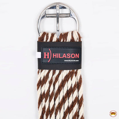 HILASON Horse Girth Western Wool 27 Strand Breathable Saddle Cinch Stainless Steel | Cinch | Girth Strap for Horses | Back Cinch for Western Saddle | Western Cinch | Saddle Cinch Strap | Back Cinch - Lazy L Ranch Co.