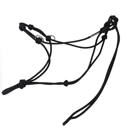 Knotty Girlz- Stiff 4-Knot Side Pull Halter with Rings on Chin - Lazy L Ranch Co.